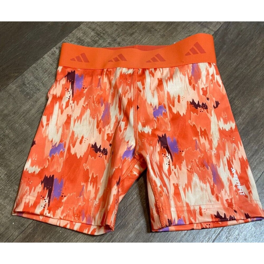 Adidas Shorts Womens XS Orange